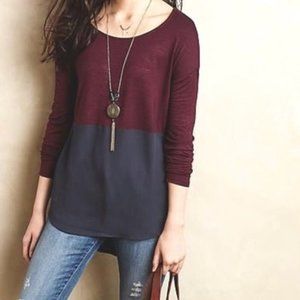 Anthropologie long-sleeve top